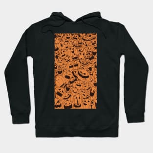 Ghostly Pumpkin Pattern Hoodie